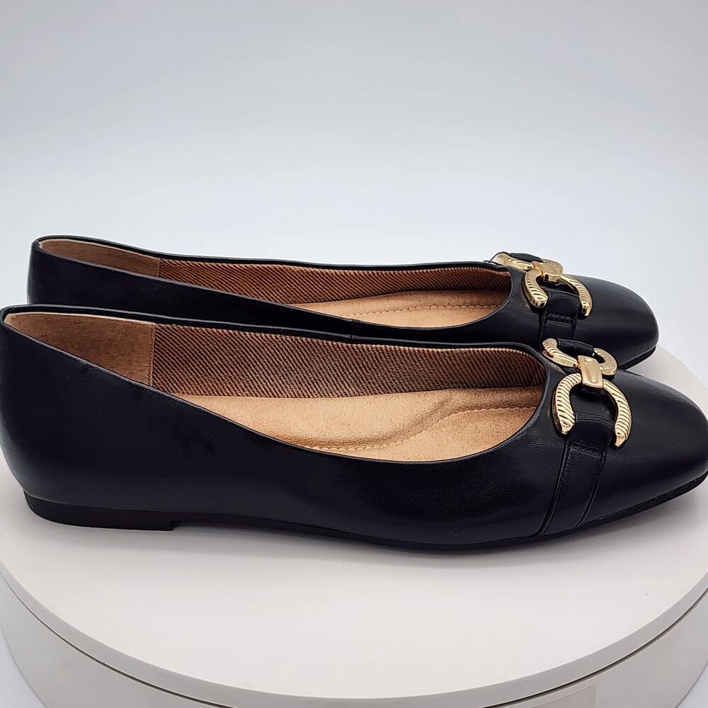 New Giani Bernini BrookeEP Black Memory Foam Ballet Flats Women's Size 9.5 M - Picture 2 of 9